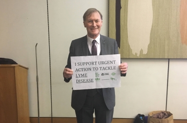 Local MP learns about Lyme Disease